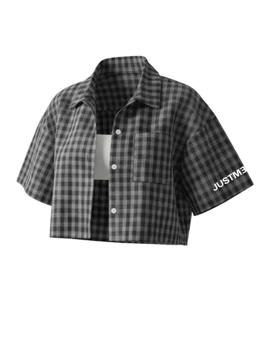NM-01 Cropped Flannel Top™